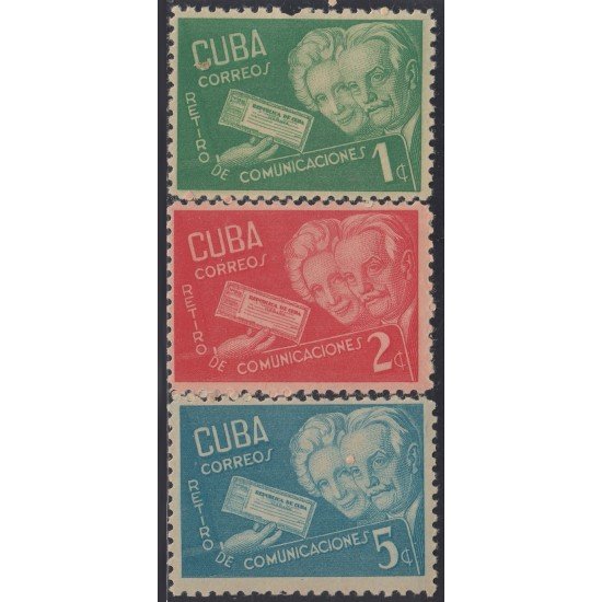 Cuba 293AC 1944 Retiro de Comunicaciones MNH