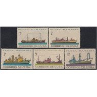 Cuba 721/25 1964 Flota Mambisa MNH