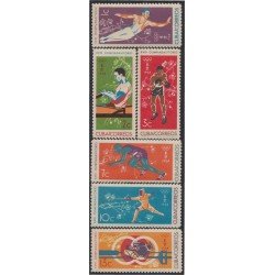 DEP4 Cuba 732/37 1964 Juegos Olímpicos de Tokyo MNH DEP4 Cuba 732/37 1964 Juegos Olímpicos de Tokyo MNH