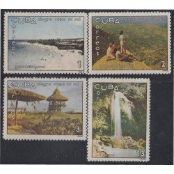 Cuba 958/61 1966 Serie Turística Guamá Guardalabarca Soroa La Gran Piedra MNH Cuba 958/61 1966 Serie Turística Guamá Guardalabarca Soroa La Gran Piedra MNH