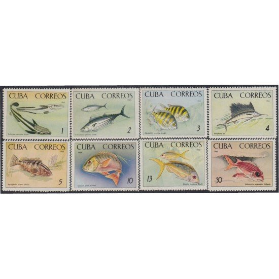 Cuba 934/41 1965 Peces Fishes MNH Cuba 934/41 1965 Peces Fishes MNH