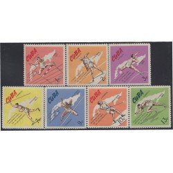 DEP2 Cuba 925/31 1965 Competencia Internacional de Atletismo MNH DEP2 Cuba 925/31 1965 Competencia Internacional de Atletismo MNH