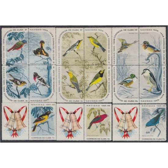 Cuba 910/24 1965 Navidad Christmas Pájaros migratorios MNH Cuba 910/24 1965 Navidad Christmas Pájaros migratorios MNH