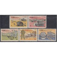 Cuba 876/80 1965 Museo de la Revolución MNH