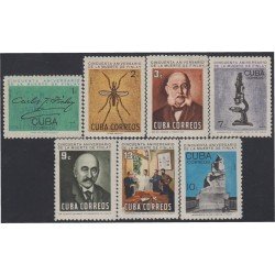Cuba 858/64 1965 50º Aniversario de la muerte de Finlay MNH Cuba 858/64 1965 50º Aniversario de la muerte de Finlay MNH