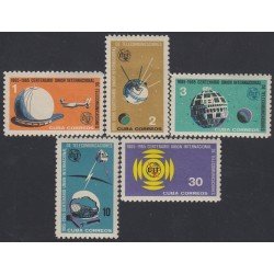 Cuba 849/53 1965 Centenario de Unión Internacional de Telecomunicaciones MNH Cuba 849/53 1965 Centenario de Unión Internacional de Telecomunicaciones MNH