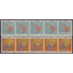 Cuba 809/18 1965 II Declaración de La Habana MNH