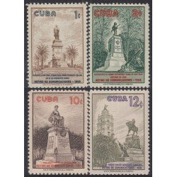 Cuba 524/27 1960 Retiro de Comunicaciones Monumentos MH