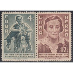 Cuba 458+163 1957 Jeannette Ryder MH Cuba 458+163 1957 Jeannette Ryder MH