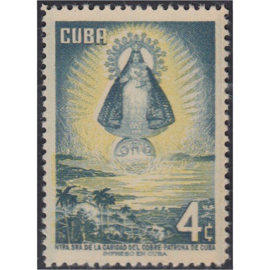 Cuba 441 1956 Caridad del Cobre Patrona de Cuba MH