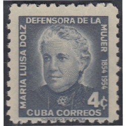 Cuba 415 1954 María Luisa Dolz MH Cuba 415 1954 María Luisa Dolz MH