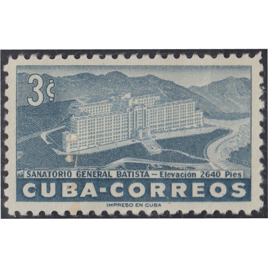 Cuba 414 1954 Sanatorio General Batista MH Cuba 414 1954 Sanatorio General Batista MH