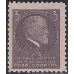 Cuba 383 1953 Rafael Montoro MH Cuba 383 1953 Rafael Montoro MH