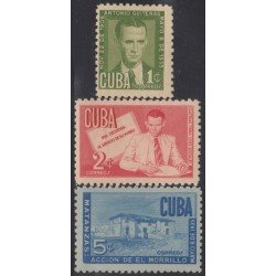 Cuba 350/52 1951 Antonio Guiteras MH Cuba 350/52 1951 Antonio Guiteras MH