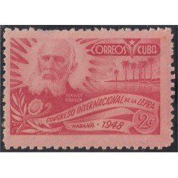Cuba 303 1948 Armauer Hansen Congreso Internacional de La Lepra MH