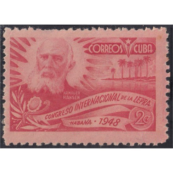 Cuba 303 1948 Armauer Hansen Congreso Internacional de La Lepra MH Cuba 303 1948 Armauer Hansen Congreso Internacional de La Lepra MH