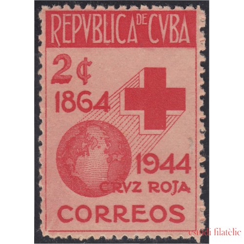 Cuba 296 1945 Cruz Roja MH