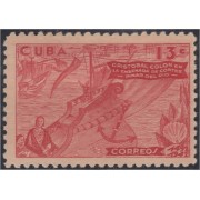 Cuba 293 1944 Cristobal Colón en la ensenada de Cortés MH