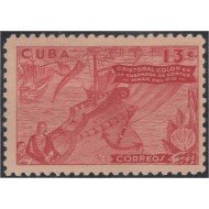 Cuba 293 1944 Cristobal Colón en la ensenada de Cortés MH