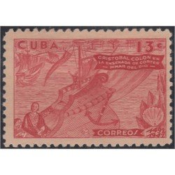 Cuba 293 1944 Cristobal Colón en la ensenada de Cortés MH Cuba 293 1944 Cristobal Colón en la ensenada de Cortés MH