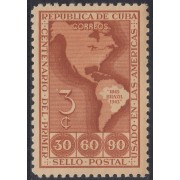 Cuba 288 1944 Centenario del Primer Sello Postal MH