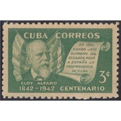 Cuba 276 1943 Eloy Alfaro MH Cuba 276 1943 Eloy Alfaro MH