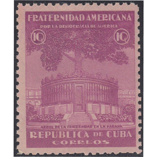 Cuba 272 1942/43 Árbol de la Fraternidad en la Habana MH Cuba 272 1942/43 Árbol de la Fraternidad en la Habana MH