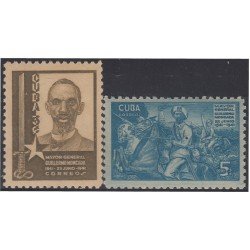 Cuba 267/68 1941 Mayor Gral Guillermo Moncada MH Cuba 267/68 1941 Mayor Gral Guillermo Moncada MH