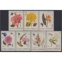 Cuba 865/71 1965 Flores Flowers MH Cuba 865/71 1965 Flores Flowers MH