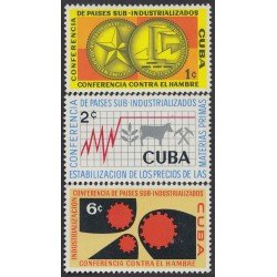 Cuba 550/52 1961 Conferencia de países sub-industrializados MH Cuba 550/52 1961 Conferencia de países sub-industrializados MH