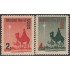 Cuba 445/46 1956 Navidad Christmas Sin Goma