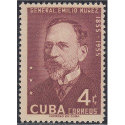 Cuba 433 1955 Gral. Emilio Nuñez Sin Goma