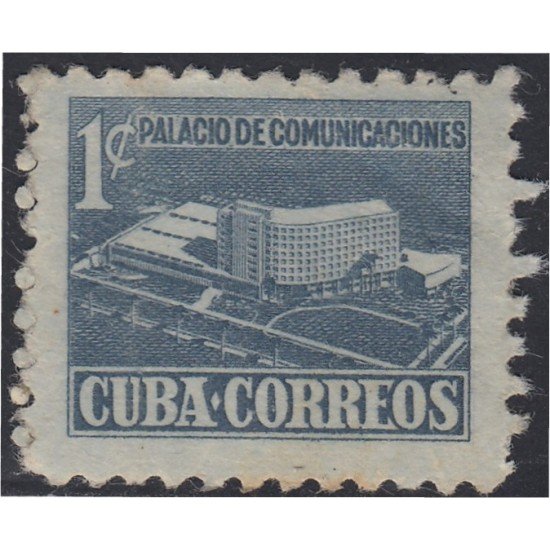 Cuba 353 1952 Palacio de Comunicaciones Sin Goma