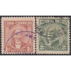 Cuba 561/62 1961 José Martí y Máximo Gómez usados Cuba 561/62 1961 José Martí y Máximo Gómez usados