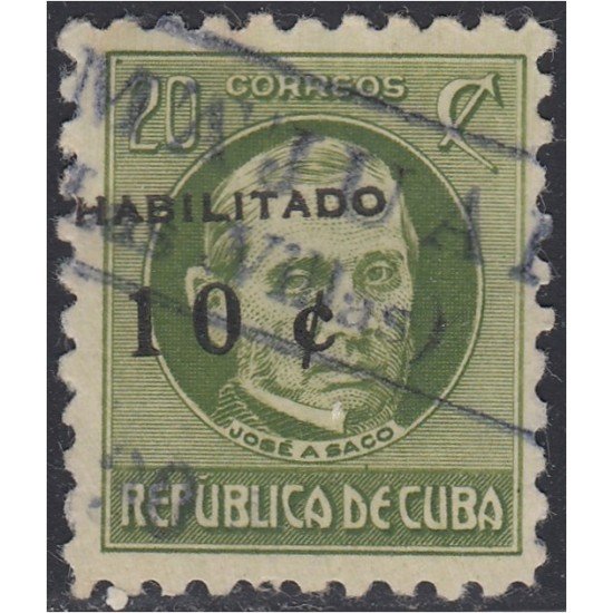 Cuba 531 1960 José Antonio Saco usados Cuba 531 1960 José Antonio Saco usados