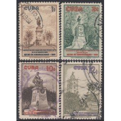 Cuba 524/27 1960 Retiro de Comunicaciones Monumentos usados
