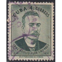 Cuba 499 1959 Gral Adolfo Flor Crombet usados Cuba 499 1959 Gral Adolfo Flor Crombet usados