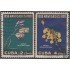 Cuba 496/97 1958 Navidad Christmas usados