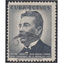 Cuba 479 1958 Mayor Gral José Miguel Gómez usados Cuba 479 1958 Mayor Gral José Miguel Gómez usados