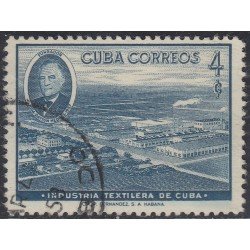 Cuba 474 1958 Dayton Hedges Industria textilera de Cuba usados Cuba 474 1958 Dayton Hedges Industria textilera de Cuba usados