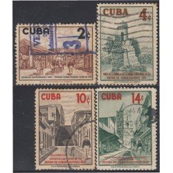 Cuba 470/73 1957 Historia Colonial Arquitectura usados Cuba 470/73 1957 Historia Colonial Arquitectura usados