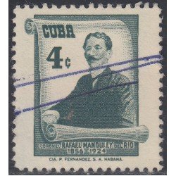 Cuba 459 1957 Rafael Manduley del Río usados Cuba 459 1957 Rafael Manduley del Río usados