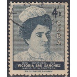Cuba 456 1957 Victoria Bru Sánchez usados Cuba 456 1957 Victoria Bru Sánchez usados