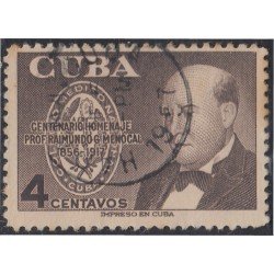 Cuba 444 1956 Centenario Porf Raimundo G. Menocal usados Cuba 444 1956 Centenario Porf Raimundo G. Menocal usados