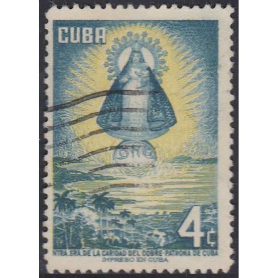 Cuba 441 1956 Caridad del Cobre Patrona de Cuba usados Cuba 441 1956 Caridad del Cobre Patrona de Cuba usados