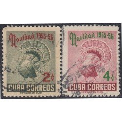 Cuba 431/32 1955 Navidad Christmas usados