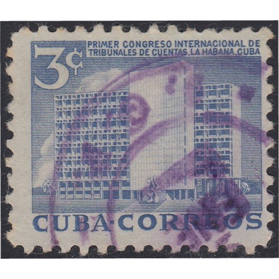 Cuba 396 1953 1º Congreso Internacional de Tribunales de Cuentas usados
