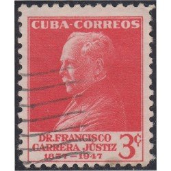 Cuba 384 1953 Dr. Francisco Carreras Justiz usados Cuba 384 1953 Dr. Francisco Carreras Justiz usados