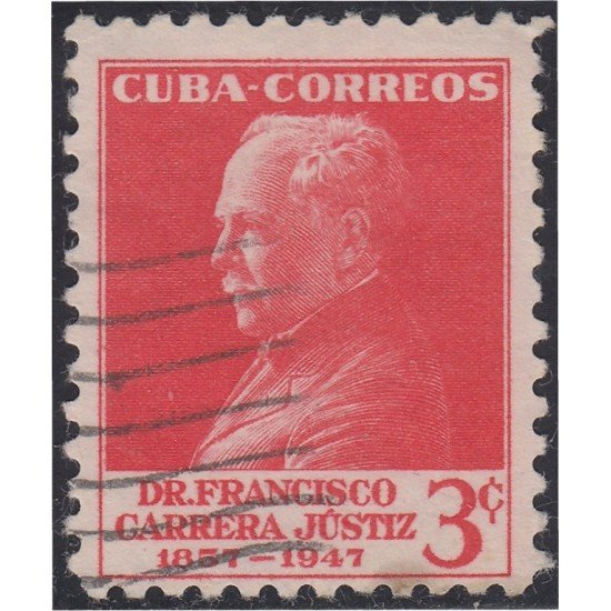 Cuba 384 1953 Dr. Francisco Carreras Justiz usados Cuba 384 1953 Dr. Francisco Carreras Justiz usados