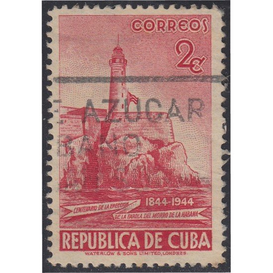 Cuba 318 1948 Centenario de la Farola del Morro de La Habana usados Cuba 318 1948 Centenario de la Farola del Morro de La Habana usados
